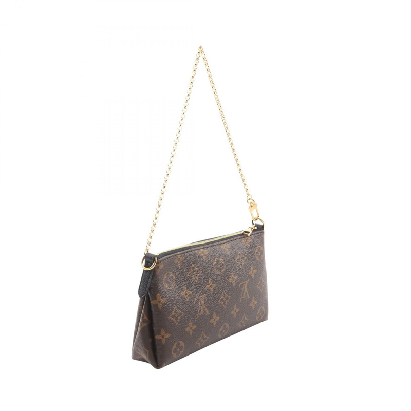 路易威登 Pallas 手拿包/肩背包 M41639 Monogram 帆布 棕色 二手-1