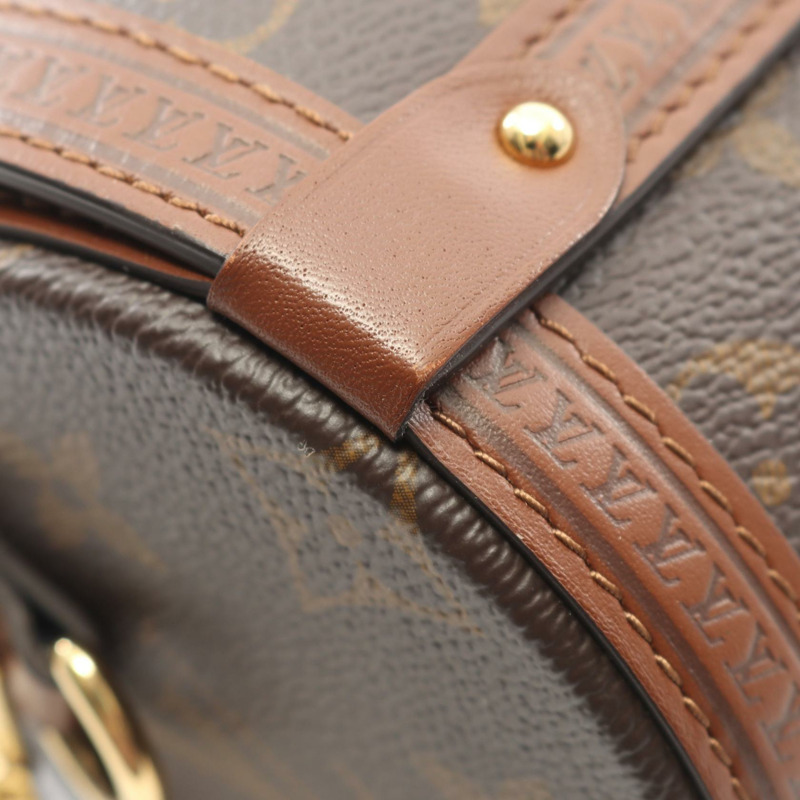 路易威登 Papillon Trunk 單肩手提包 M57835 Monogram 帆布 棕色 二手-6