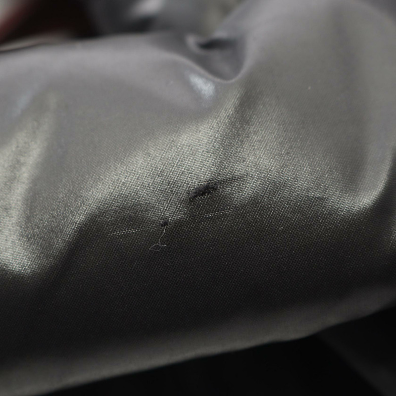 香奈兒 Coco Cocoon 小號托特包 尼龍 黑色 波爾多紅 二手 女士 CC-11