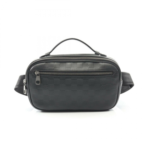路易威登 Ambler 腰包斜背包 N41288 Damier Infini Onyx 二手男士 LV