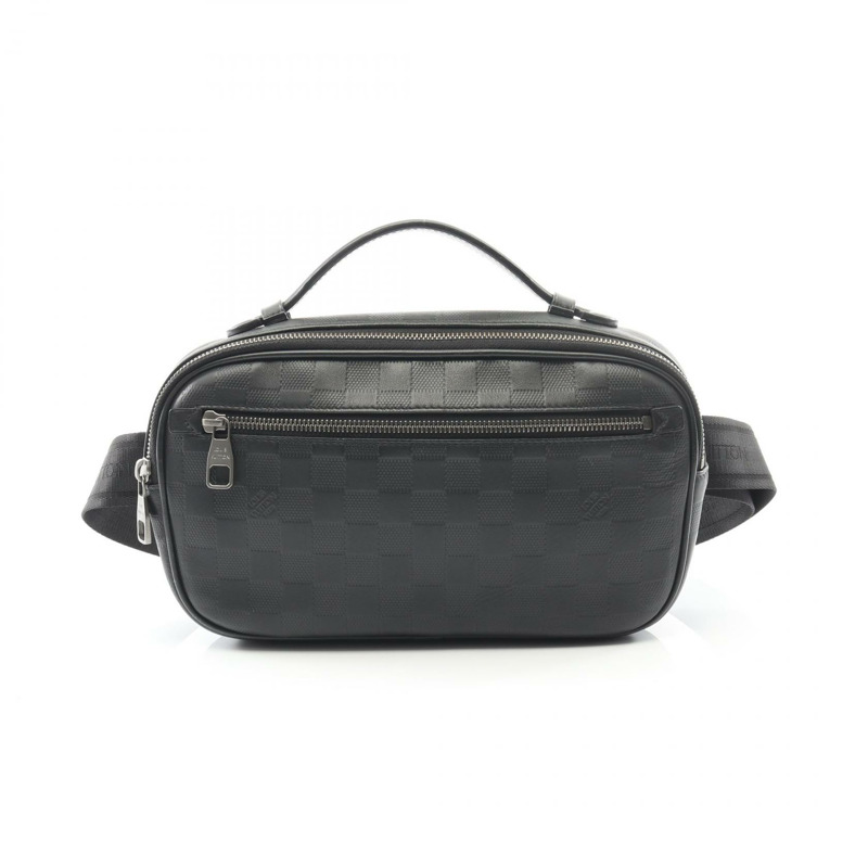路易威登 Ambler 腰包斜背包 N41288 Damier Infini Onyx 二手男士 LV-0