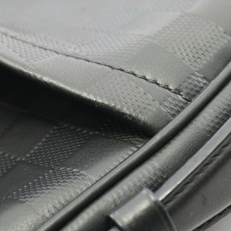 路易威登 Ambler 腰包斜背包 N41288 Damier Infini Onyx 二手男士 LV-9