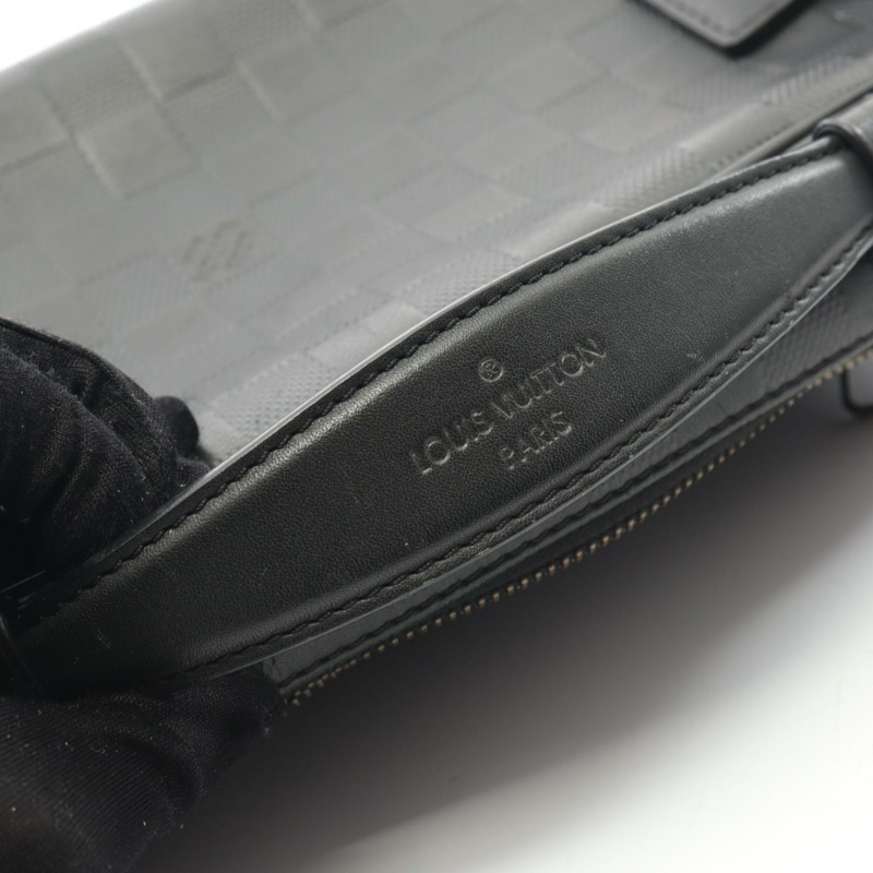 路易威登 Ambler 腰包斜背包 N41288 Damier Infini Onyx 二手男士 LV-10