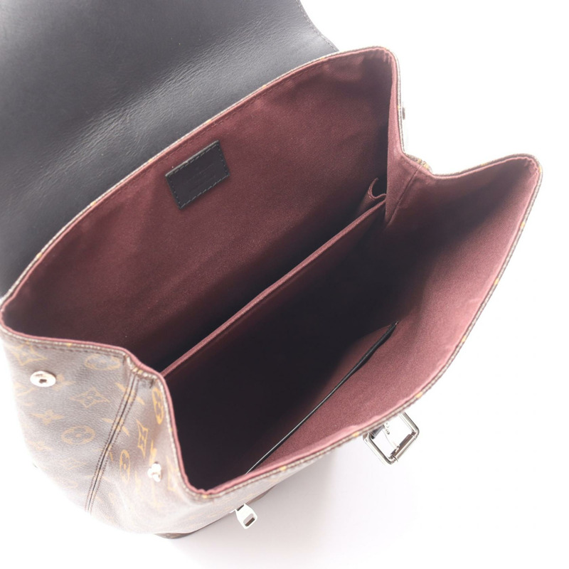 路易威登 Parc 雙肩包 M40637 Monogram macassar 帆布 棕色 二手-2