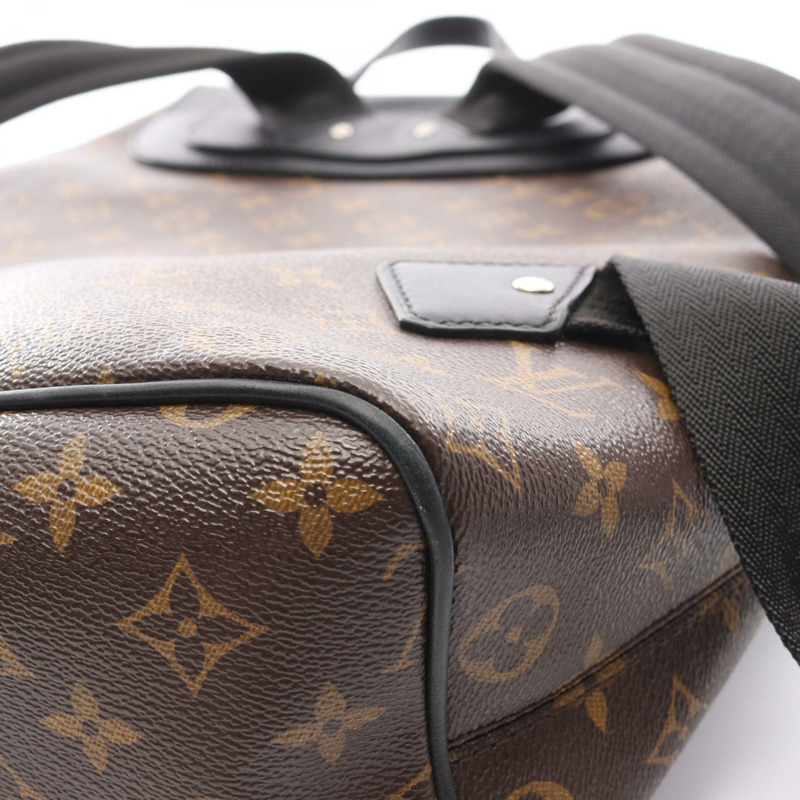 路易威登 Parc 雙肩包 M40637 Monogram macassar 帆布 棕色 二手-8