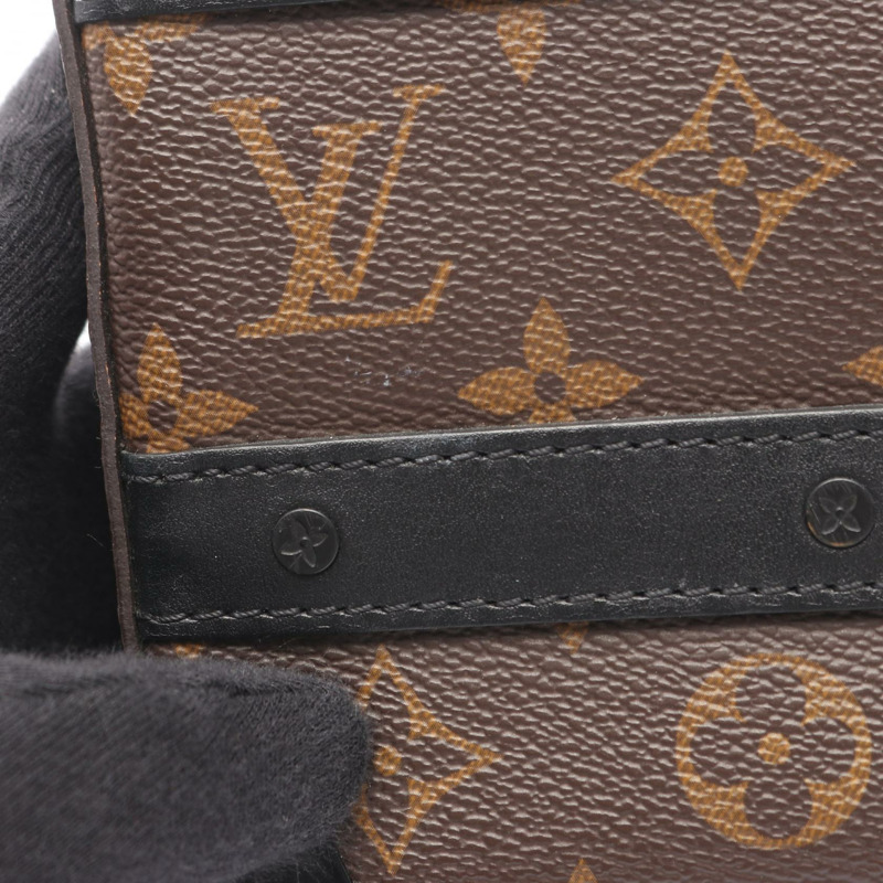 路易威登手把軟箱肩包 M45935 Monogram macassar 二手-7