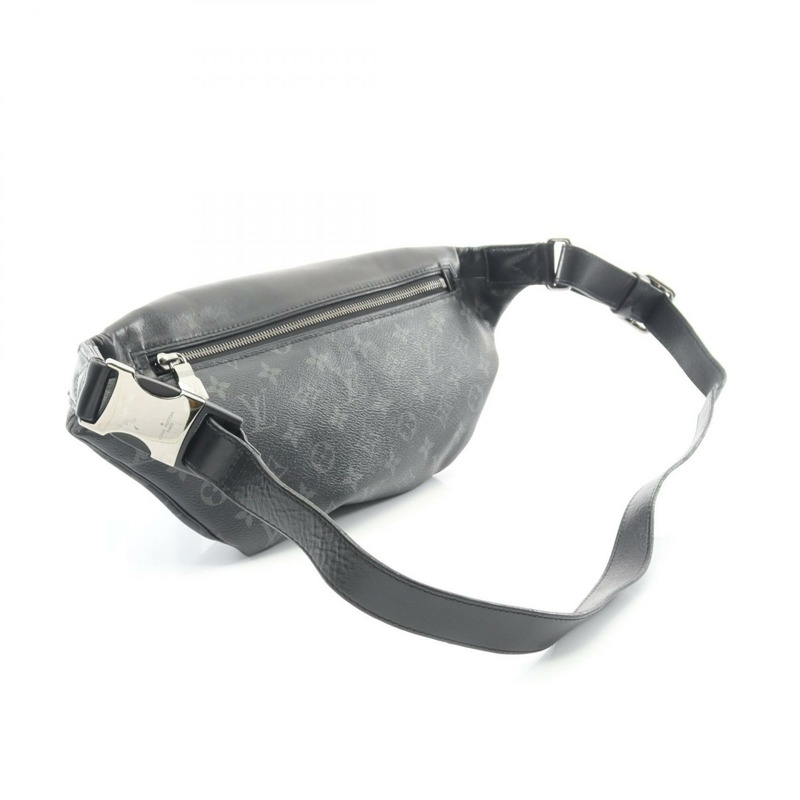 路易威登 Discovery 腰包斜背包 M44336 Monogram Eclipse 黑色 二手 LV-1