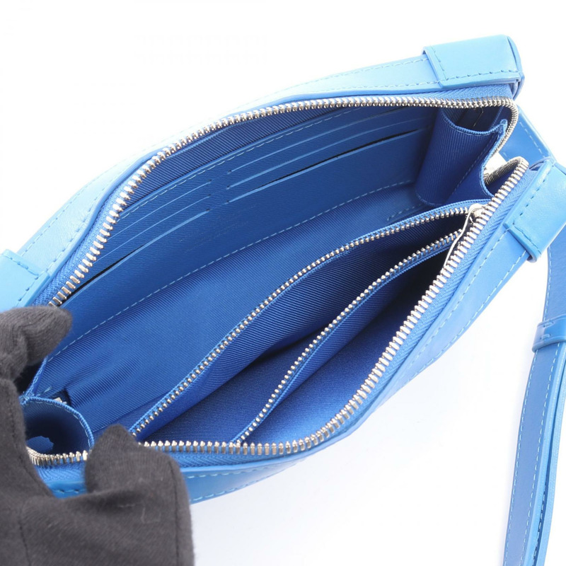 路易威登 Soft Trunk 皮夾單肩包 M45432 Monogram Clouds 藍色 二手 LV-2