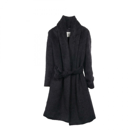MAX MARA 其他款式 絲綢羊駝毛 海軍藍 二手 女款