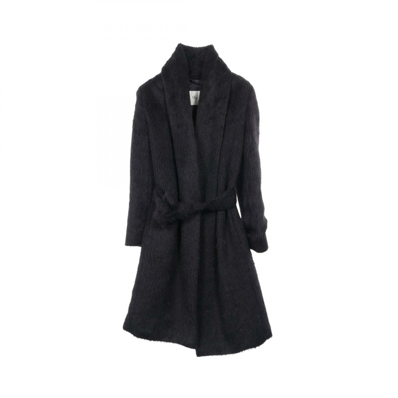 MAX MARA 其他款式 絲綢羊駝毛 海軍藍 二手 女款-0