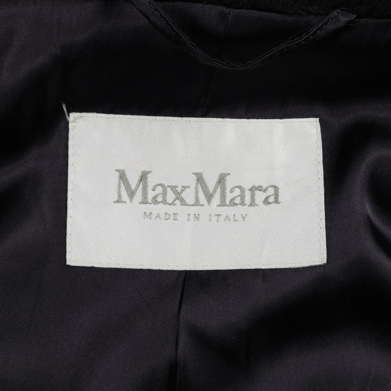 MAX MARA 其他款式 絲綢羊駝毛 海軍藍 二手 女款-2