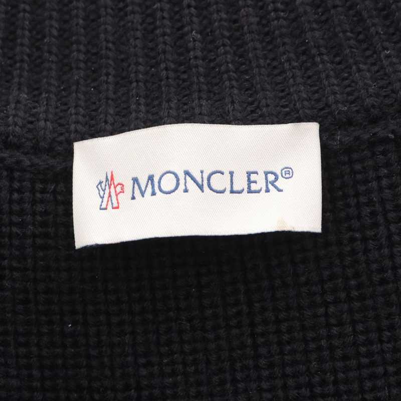 MONCLER 羊毛開襟羊毛羽絨外套 黑色 二手 女款 L 碼-2
