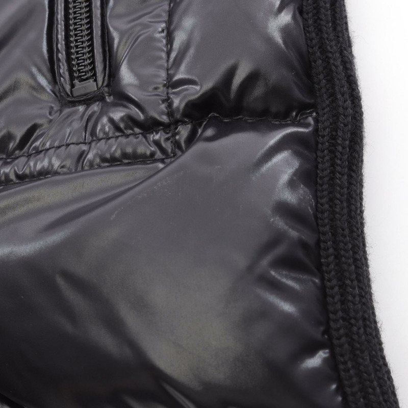 MONCLER 羊毛開襟羊毛羽絨外套 黑色 二手 女款 L 碼-7