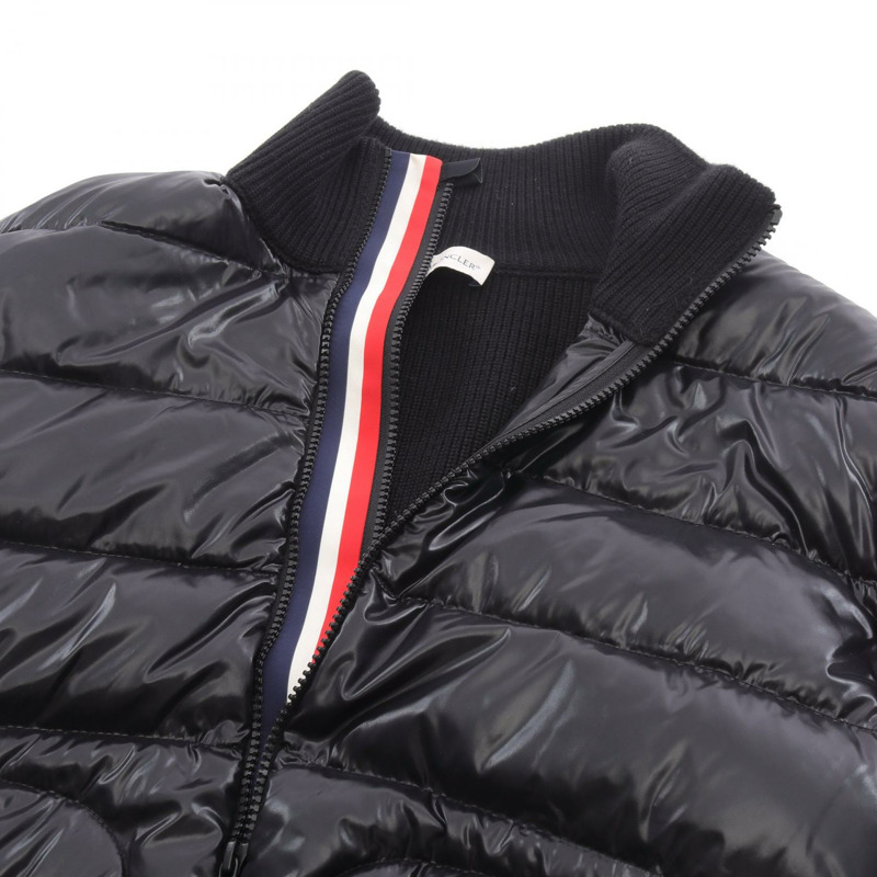 MONCLER 羊毛開襟羊毛羽絨外套 黑色 二手 女款 L 碼-9