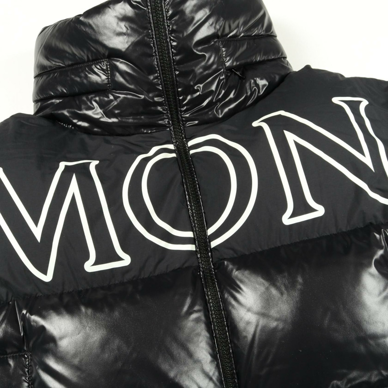 MONCLER GERS 羽絨外套/短外套/尼龍黑色二手男款 2 碼-10
