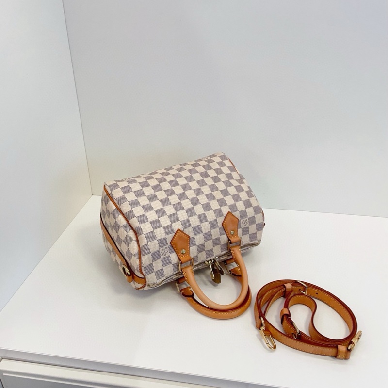 【97新🆕】LV  speedy25枕頭包 Sp25 手提單肩斜挎包-4
