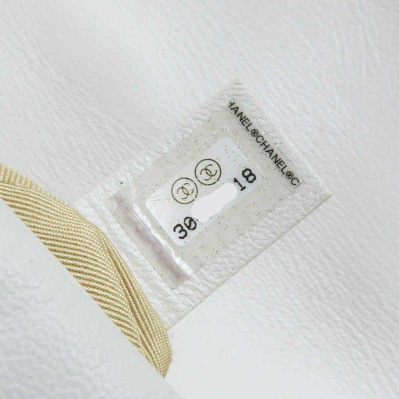 白色 羊皮 CHANEL 19口蓋包 兩用包【CHANEL 香奈兒】 AS1160-7
