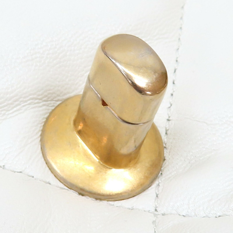 白色 羊皮 CHANEL 19口蓋包 兩用包【CHANEL 香奈兒】 AS1160-15