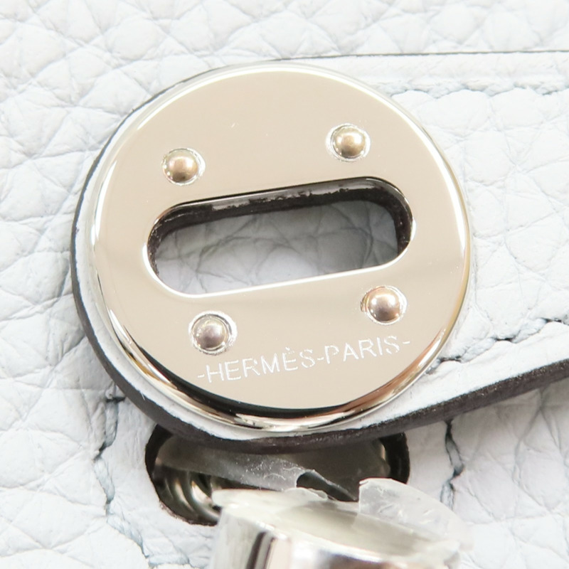 聖杯藍 牛皮 Mini Lindy 肩背包 W刻/08/PHW【HERMES 愛馬仕】-7