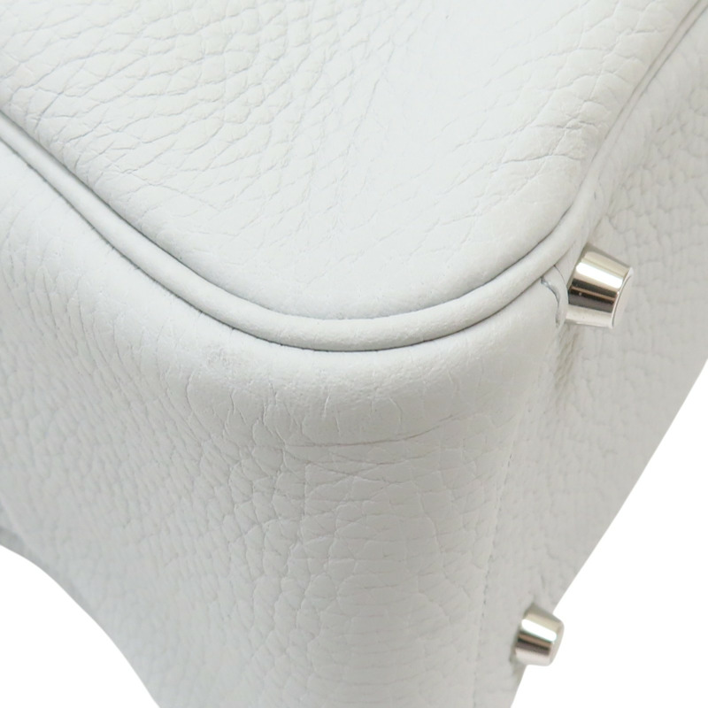 聖杯藍 牛皮 Mini Lindy 肩背包 W刻/08/PHW【HERMES 愛馬仕】-10