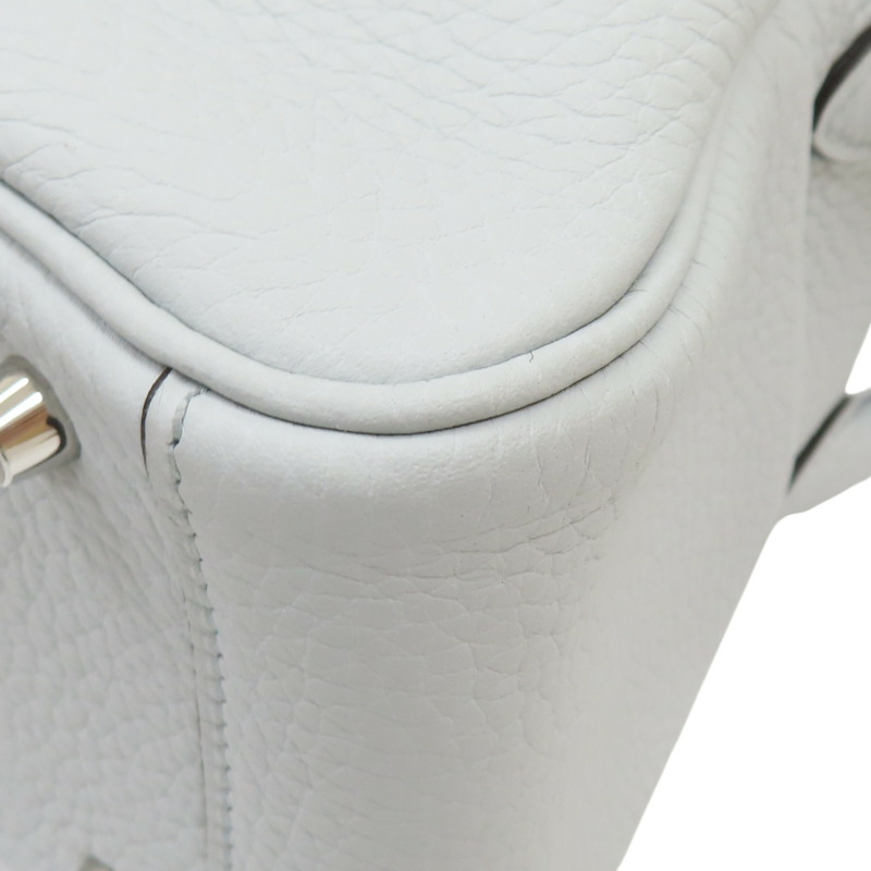 聖杯藍 牛皮 Mini Lindy 肩背包 W刻/08/PHW【HERMES 愛馬仕】-13