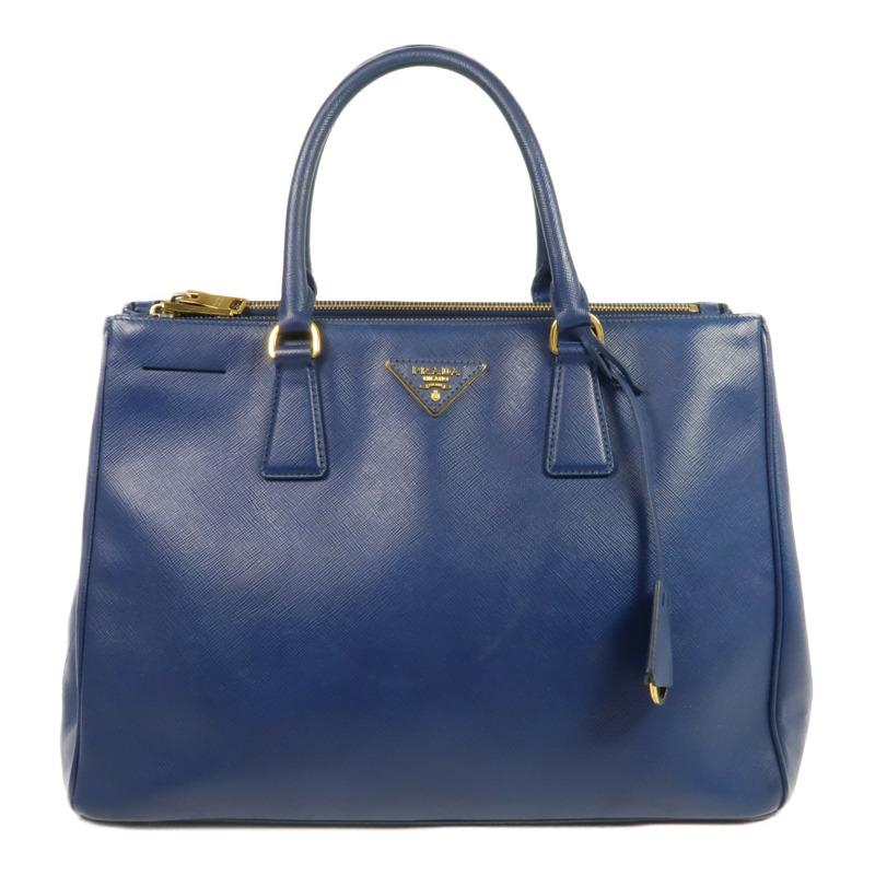 PRADA Saffiano皮革Galleria金扣手挽袋-0