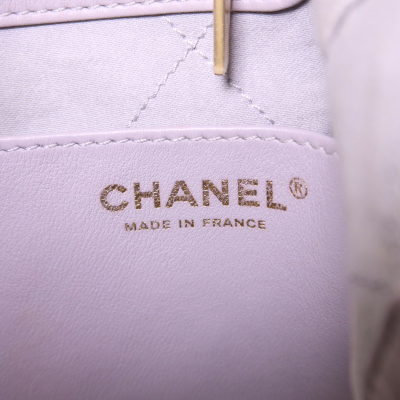 CHANEL 牛皮皮革2 Way Shoulder Bag金扣手挽肩背兩用袋-6