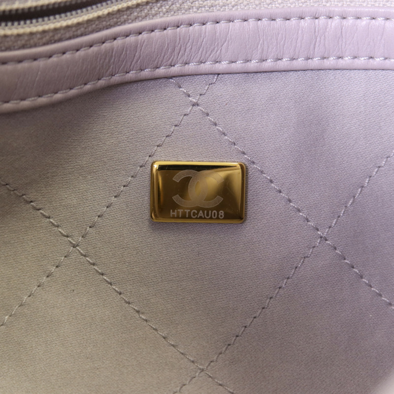 CHANEL 牛皮皮革2 Way Shoulder Bag金扣手挽肩背兩用袋-7