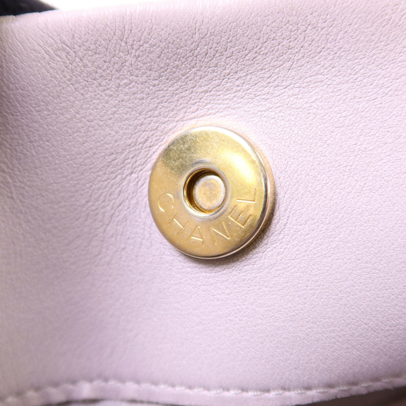 CHANEL 牛皮皮革2 Way Shoulder Bag金扣手挽肩背兩用袋-9