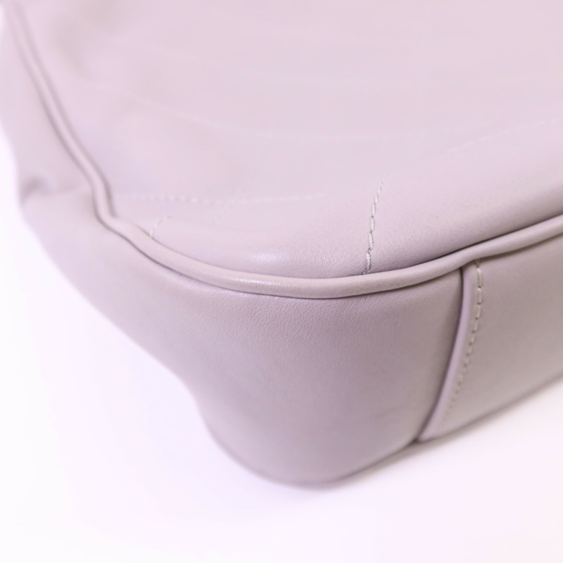 CHANEL 牛皮皮革2 Way Shoulder Bag金扣手挽肩背兩用袋-11