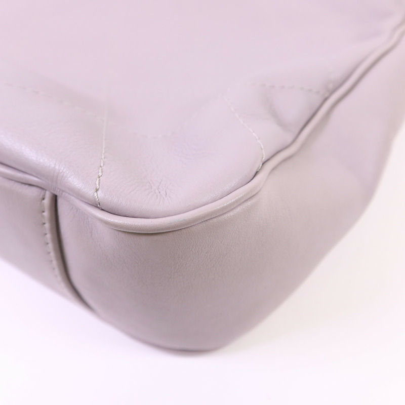 CHANEL 牛皮皮革2 Way Shoulder Bag金扣手挽肩背兩用袋-12