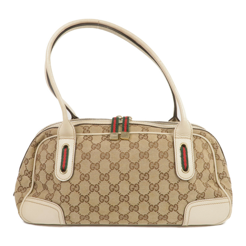 GUCCI 帆布Princy金扣肩背袋/手挽袋-0