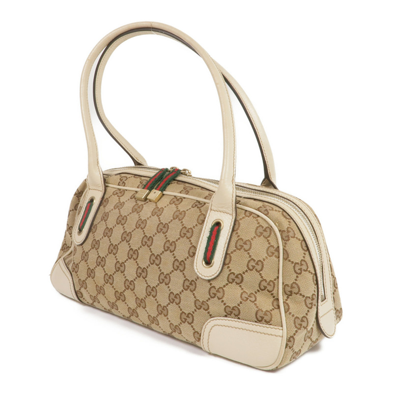 GUCCI 帆布Princy金扣肩背袋/手挽袋-1