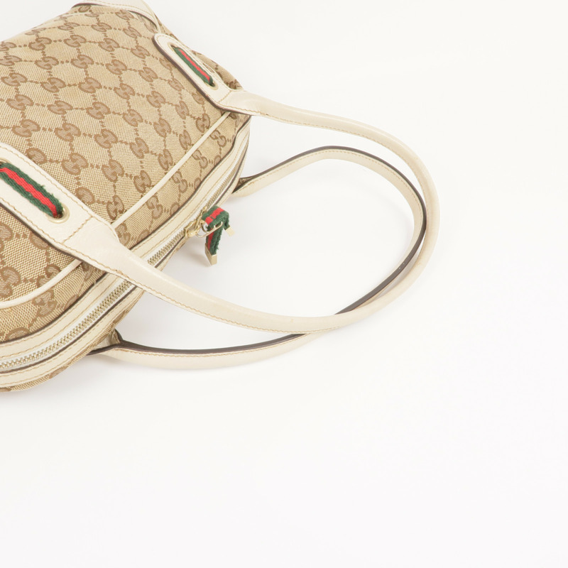 GUCCI 帆布Princy金扣肩背袋/手挽袋-8