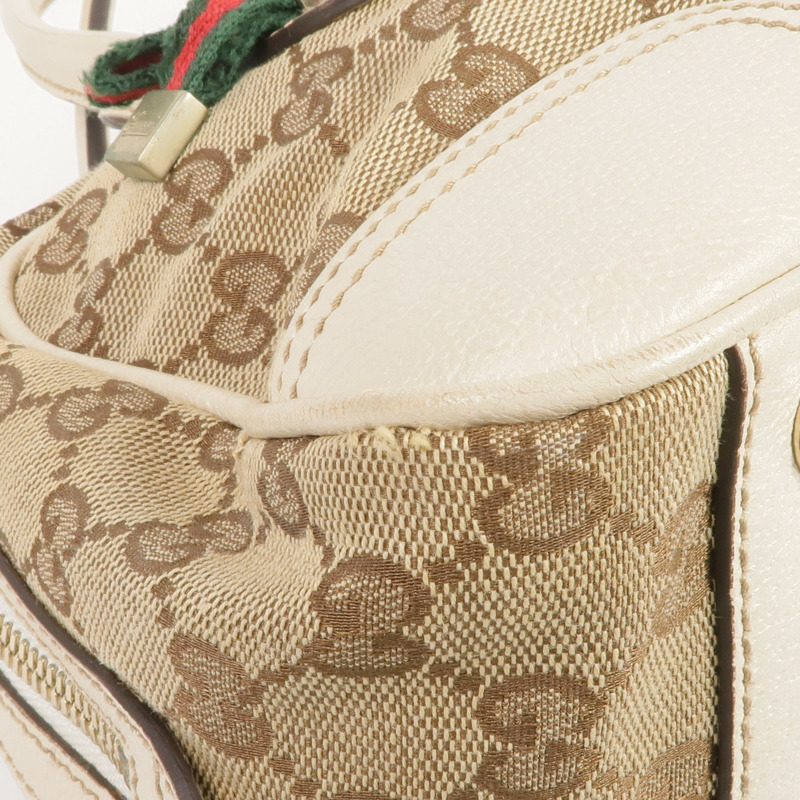 GUCCI 帆布Princy金扣肩背袋/手挽袋-14