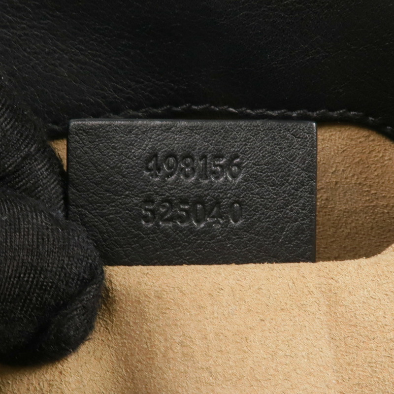 GUCCI 塗層帆布Padlock GG Small金扣肩背袋-6