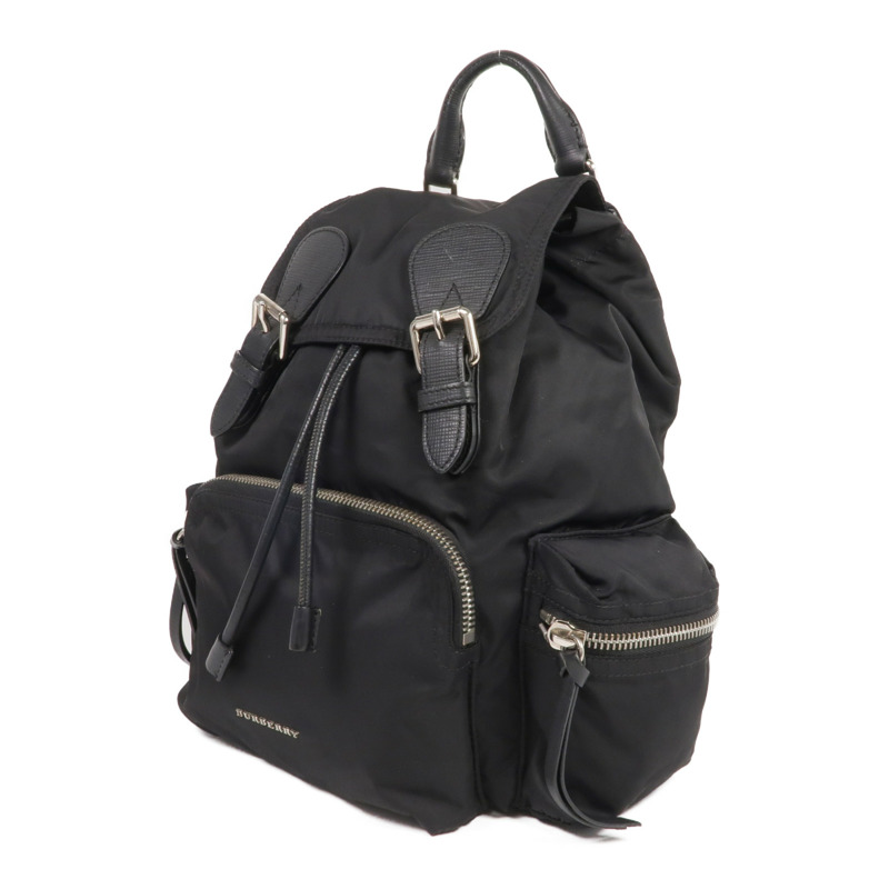 BURBERRY 尼龍Backpack銀扣背包-1