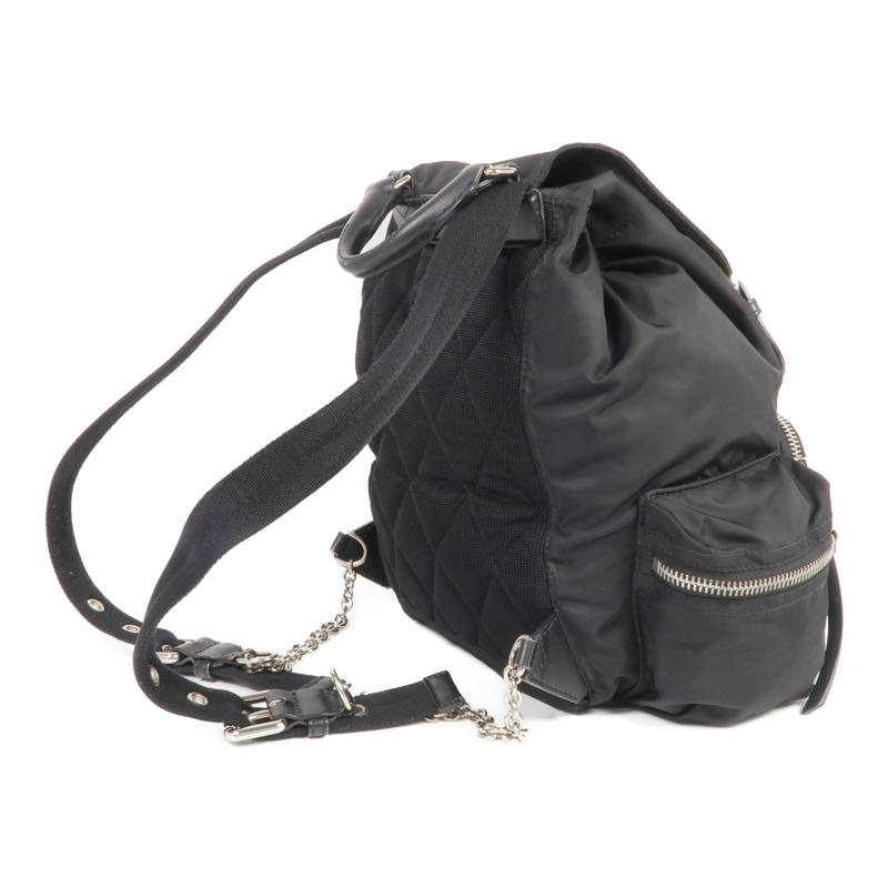 BURBERRY 尼龍Backpack銀扣背包-5