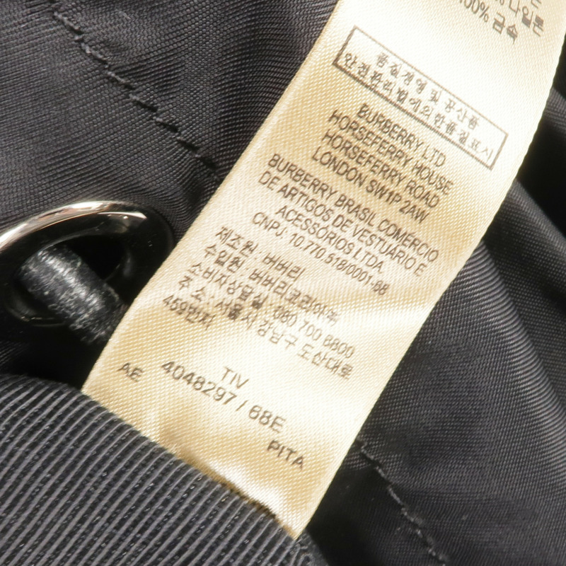 BURBERRY 尼龍Backpack銀扣背包-8
