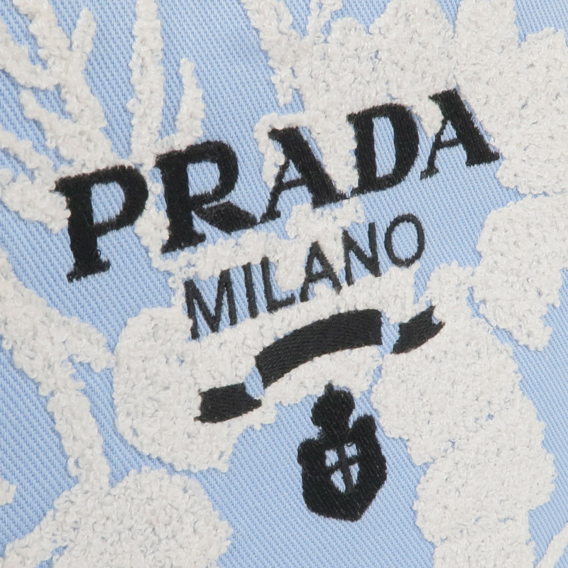 PRADA 帆布Drill Tote銀扣手挽肩背兩用袋-10