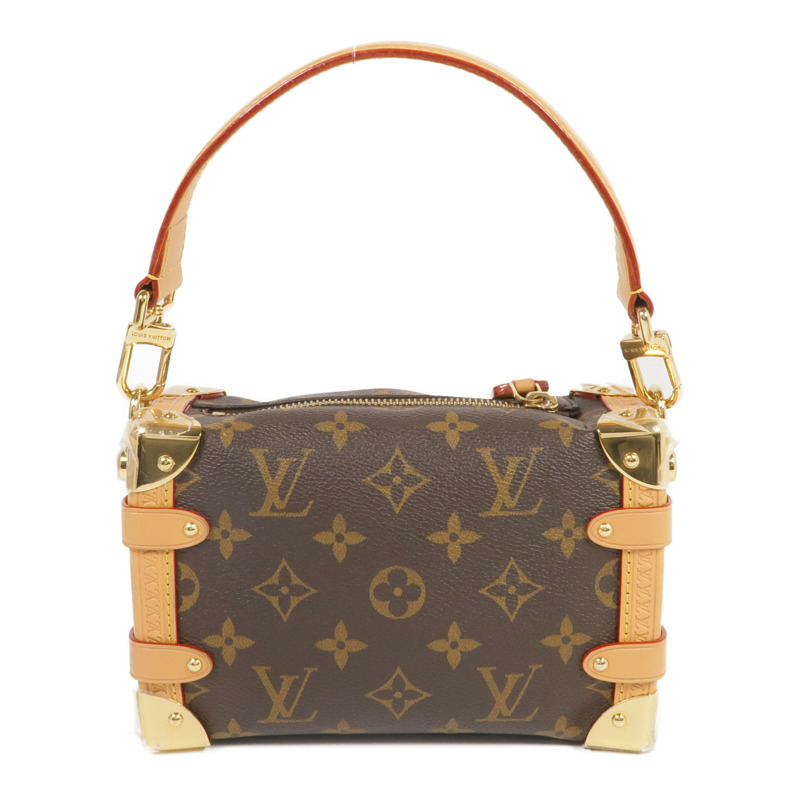 LOUIS VUITTON Monogram Side Trunk PM金扣手挽肩背兩用袋-2