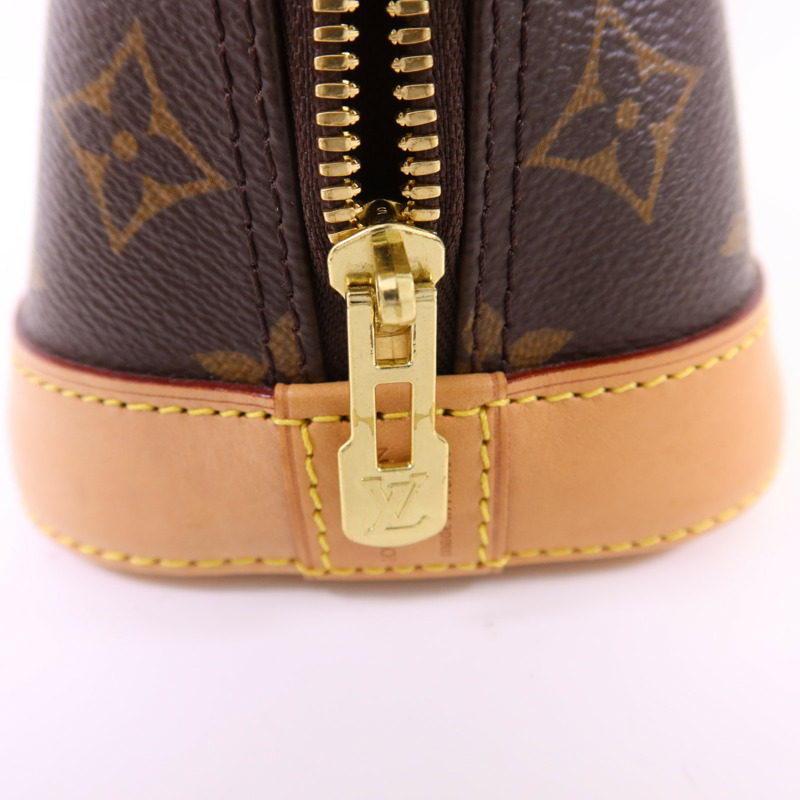 LOUIS VUITTON Monogram Alma BB金扣手挽肩背兩用袋-10