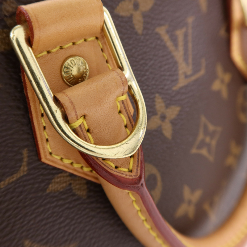 LOUIS VUITTON Monogram Alma BB金扣手挽肩背兩用袋-11
