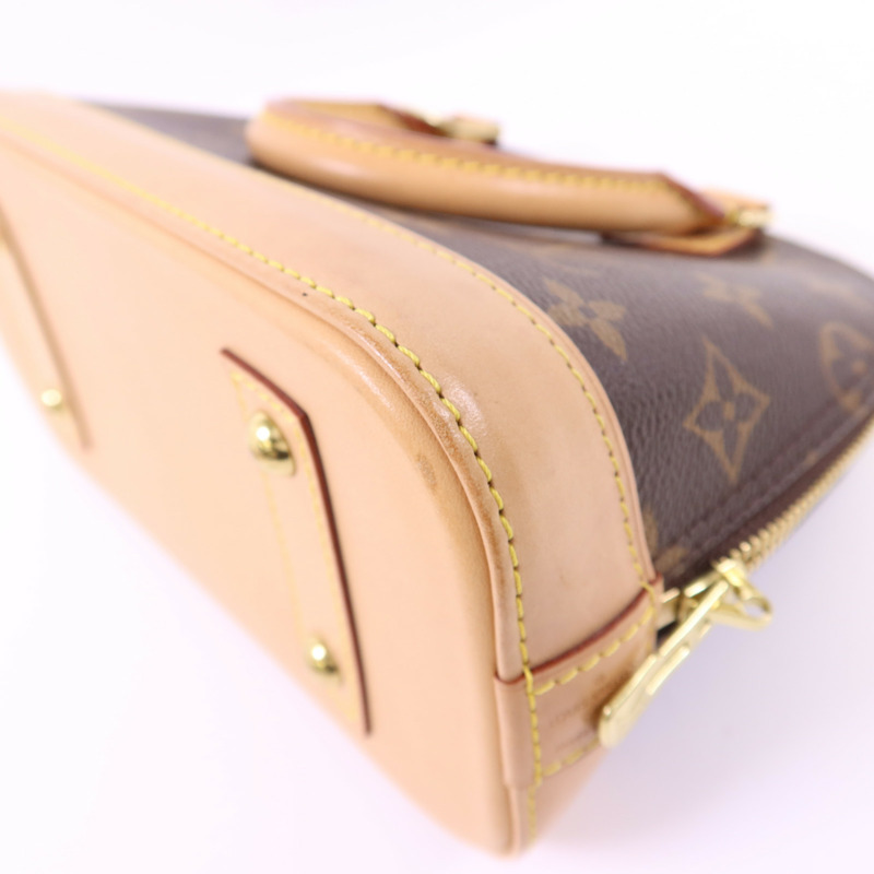 LOUIS VUITTON Monogram Alma BB金扣手挽肩背兩用袋-12