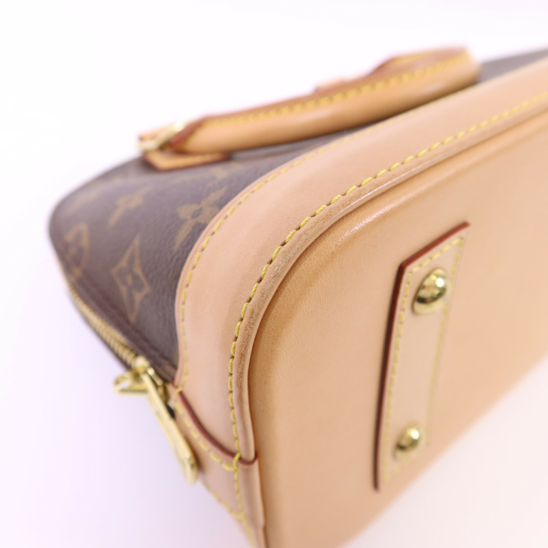 LOUIS VUITTON Monogram Alma BB金扣手挽肩背兩用袋-13