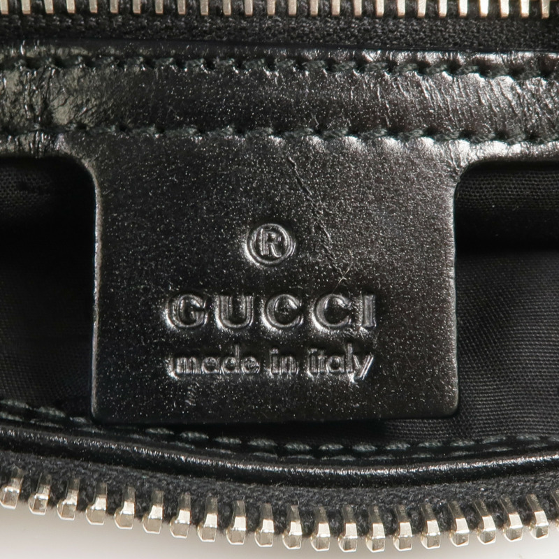 GUCCI 帆布GG Hobo Bag金扣肩背袋-5