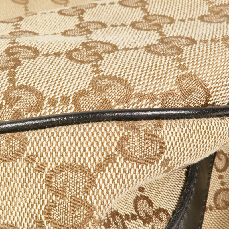 GUCCI 帆布GG Hobo Bag金扣肩背袋-11