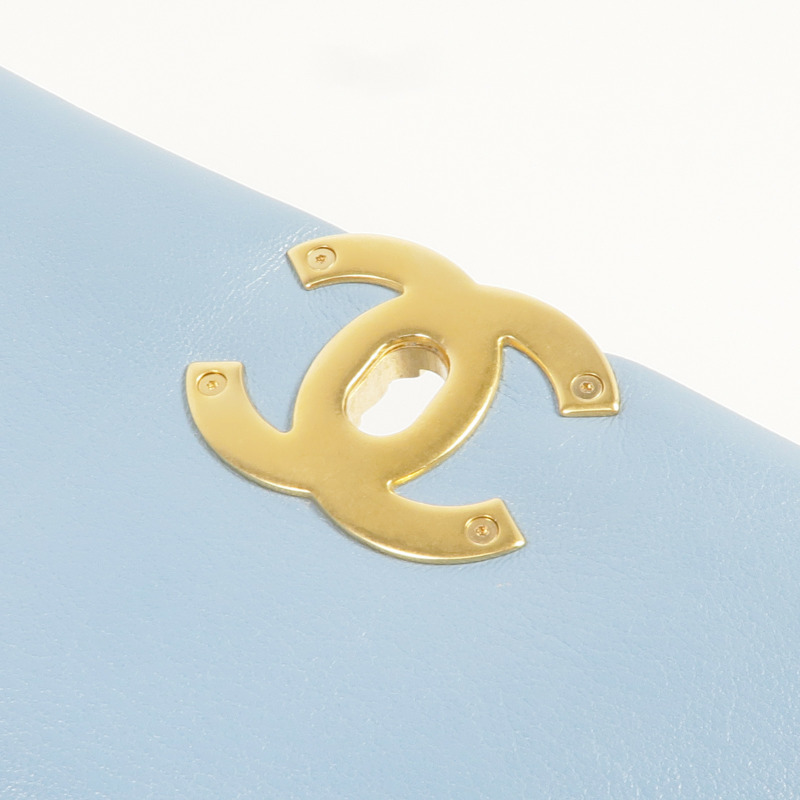 CHANEL 羊皮皮革C19 Small手挽肩背兩用袋-17