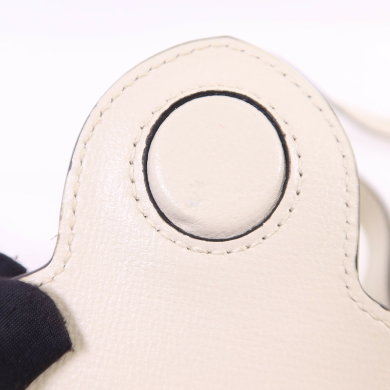 GUCCI 塗層帆布Horsebit 1955 Mini金扣肩背袋-17