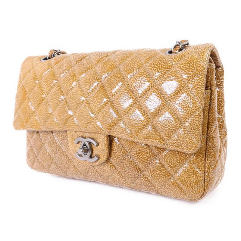 CHANEL 牛皮皮革Shoulder Bag銀扣鏈帶肩背袋-2
